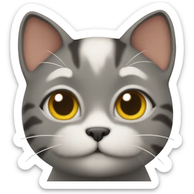 Cat jojo pose sticker