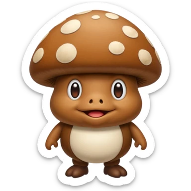 Goomba walking around sticker