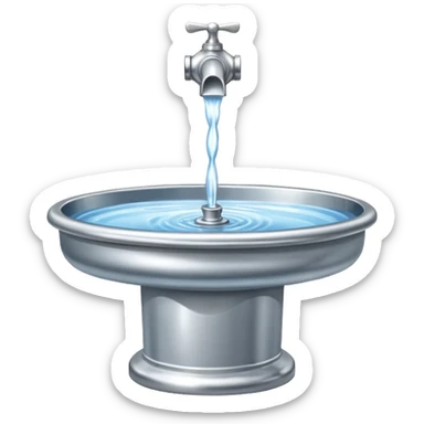public drinking fountain sticker