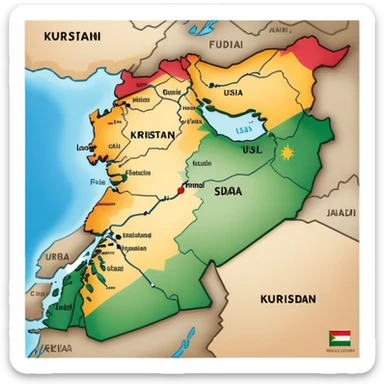 Kurdistan sticker