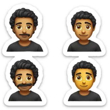 i have a instagram account username is heyiashish create a emoji in tshirt text was heyiashish sticker