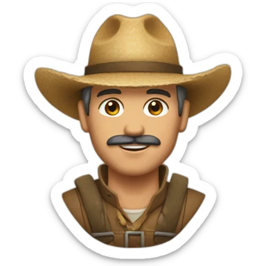 Hombre del campo de semillas sticker