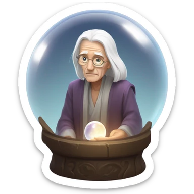 "wise old psychic" sticker