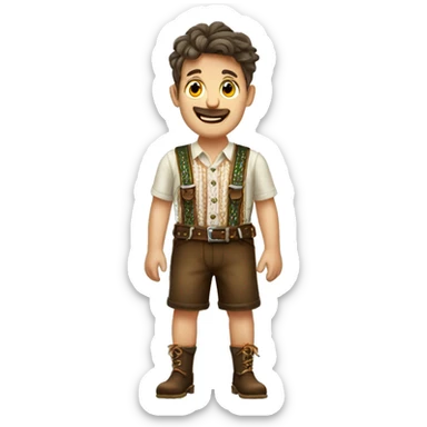 Lederhosen sticker