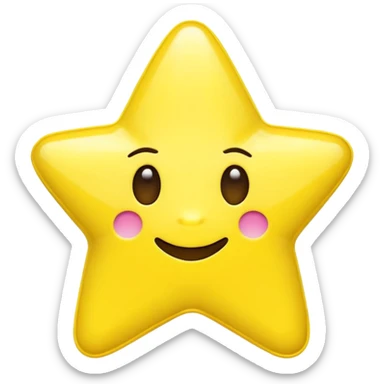 Generate me the Snapchat star emoji plus sticker