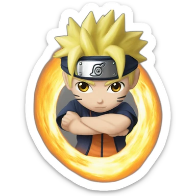 naruto-rasengan sticker