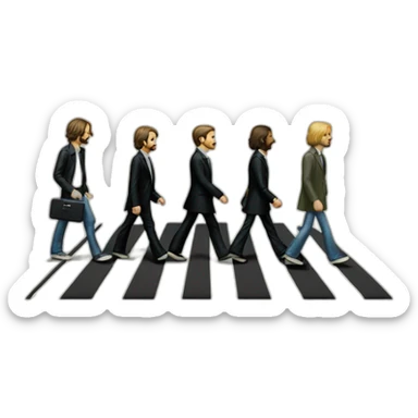 Abbey Road Vinyl sticker