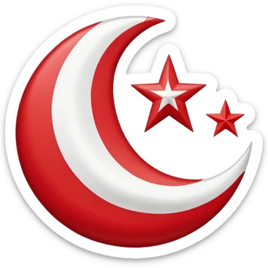 north cyprus flag emoji  sticker