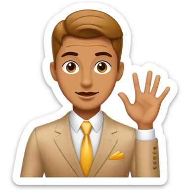 sales man who acts like a diva sticker