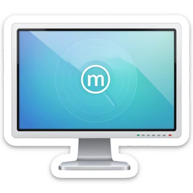 Create an emoji for UX/UI design. Show a monitor or tablet with a web interface mockup displayed on the screen. Use modern, professional colors. Do not include any emojis or smiley faces. Make the background transparent. sticker