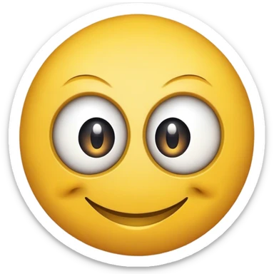 eye twitching smiley face sticker