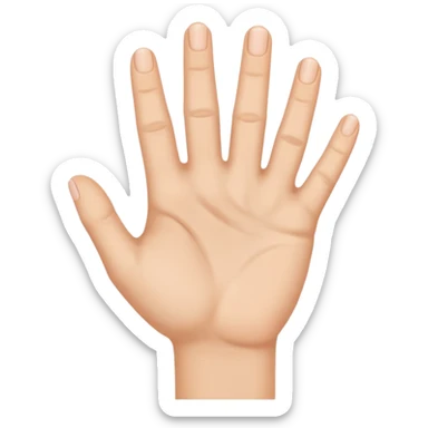 hi hand sticker