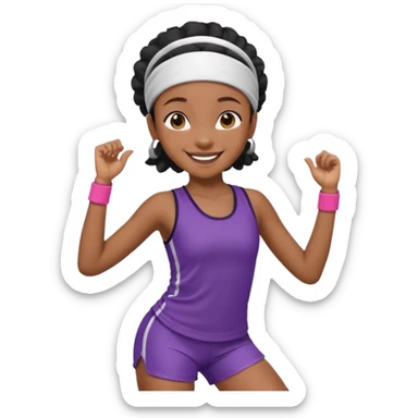 BLACK GIRL DANCING SPORT GEAR sticker