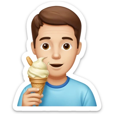 Benson Boone moonbeam ice cream sticker