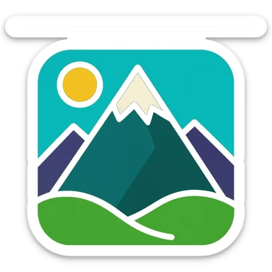 little alchemy style icon
subject: mountain
border: medium-black sticker