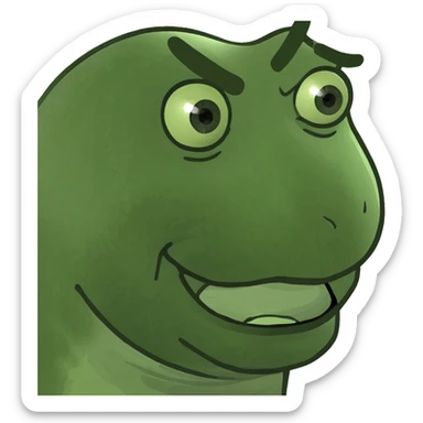 a person wich is very mad sticker