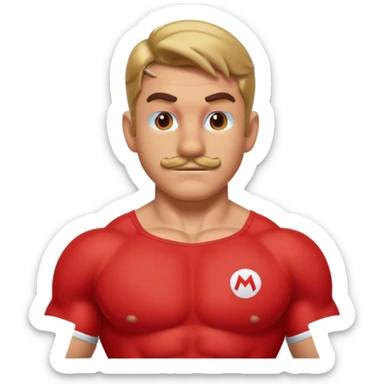 Mario en slip sticker