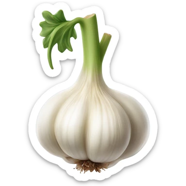 Pouncing garlic sticker