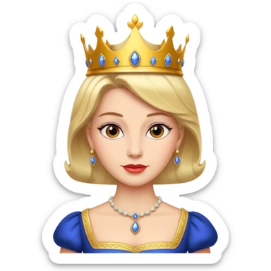 royal queen  sticker