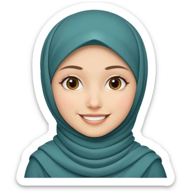 Hijabi girl sticker