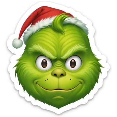 grinch sticker