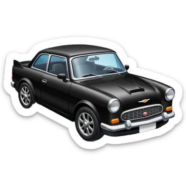 wave phonk car sticker