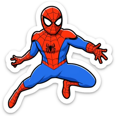 Spider-Man superhero sticker