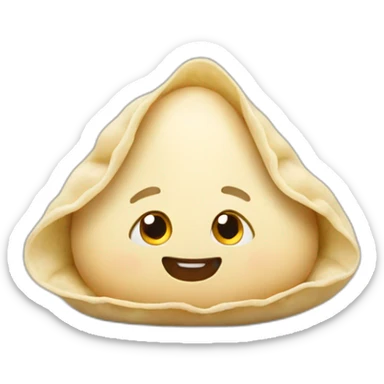 pierogi without a face sticker