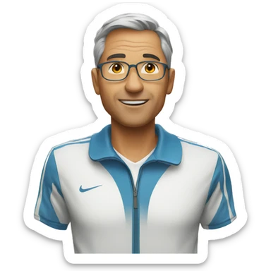 Tennis Coach sticker