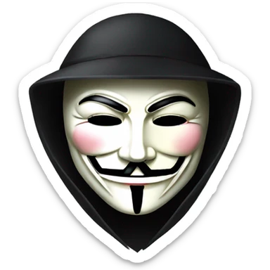 V for vendetta sticker