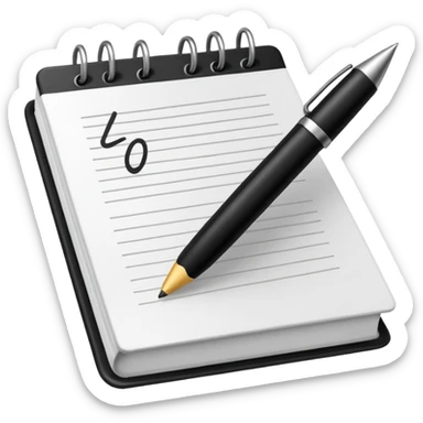 Crée un emoji de signature manuscrite . sticker