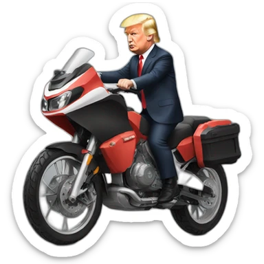 putin rides on trump sticker