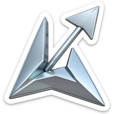 "OG" 3d emoji, arrow up sticker