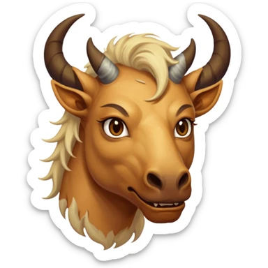 aesthetic brilliant divine lighting, oil paint  -  hieronymus bosch phantasmagoric mutated evil centaur sticker