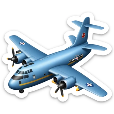 bomber plane sticker