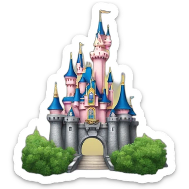 Disneyland paris castle sticker