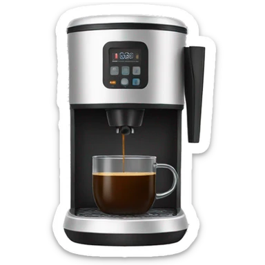 press coffee maker sticker