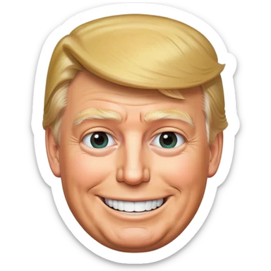 Donald trump emoji sticker