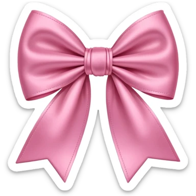 bow pink sticker