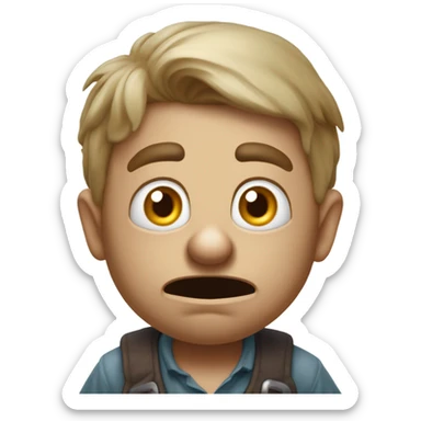 Disbelief gnome sticker