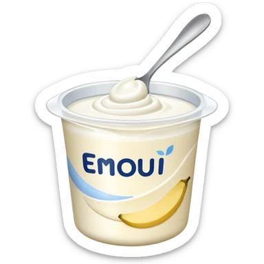 Yogurt envasado  sticker