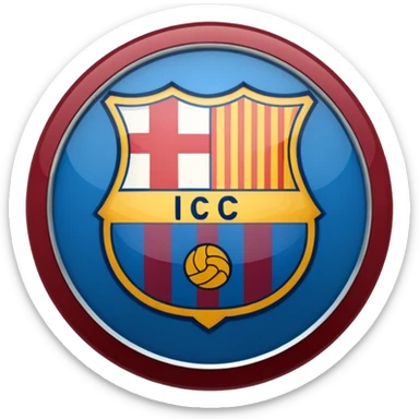 Barca logo sticker
