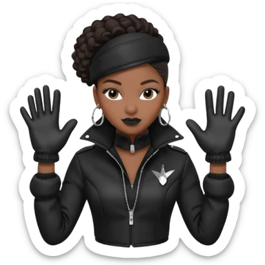 Me as rhythm nation dancer sticker