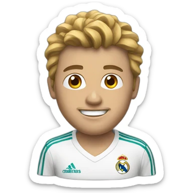 real madrid supporter sticker