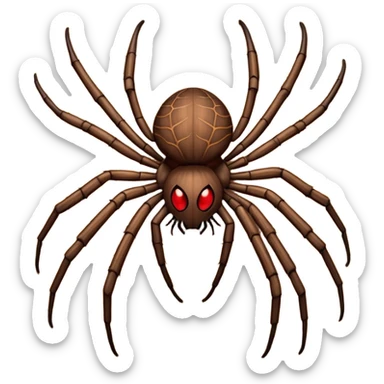 spider on doow sticker