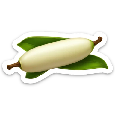 Vanilla pod sticker