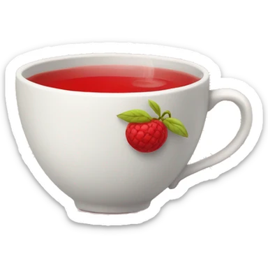 red tea sticker