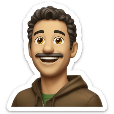 Franco, who laughs sticker