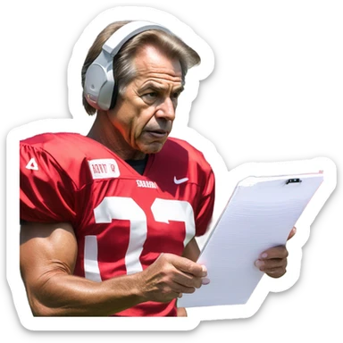 Nick saban the process sticker