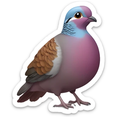 Ruddy Quail-Dove  sticker